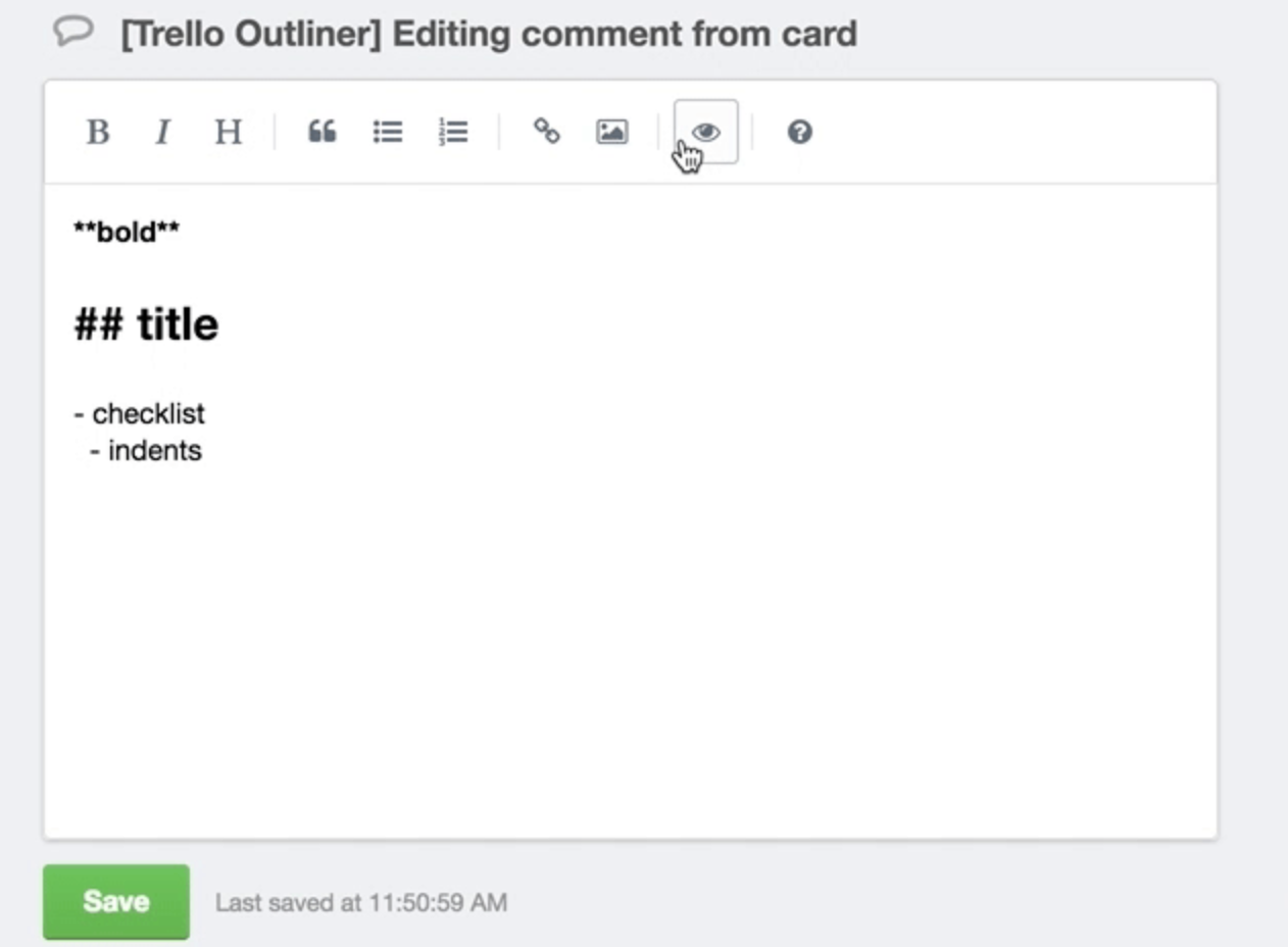 Comment Editor by AJ screenshot