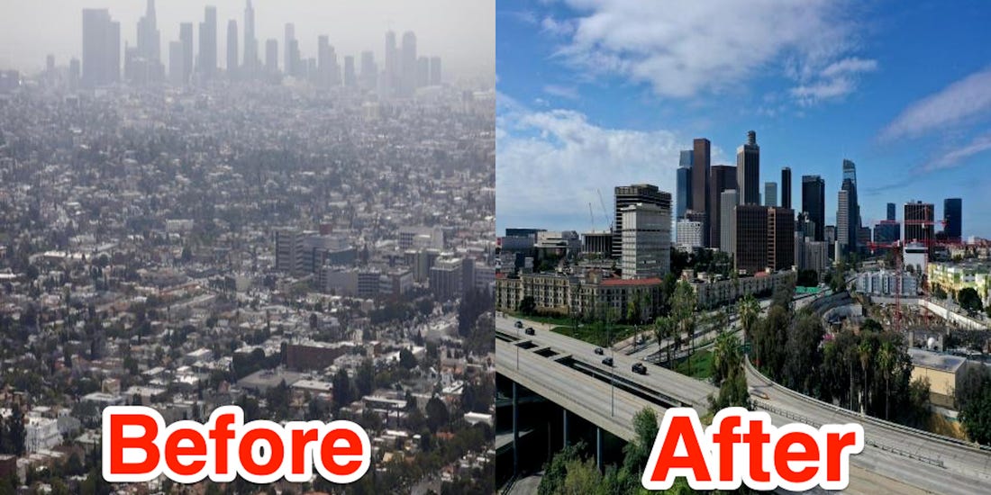 Los Angeles sans le smog